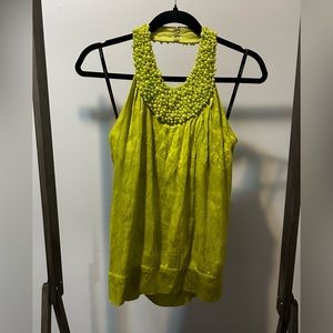 2000’s Bebe Beaded Silk Halter Top
